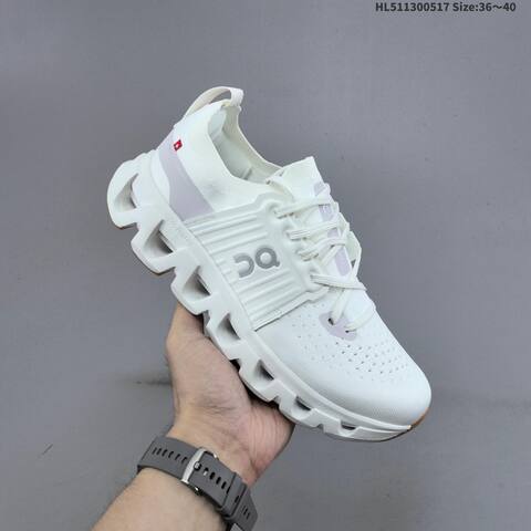 On Cloudswift 4 White Light Purple Gum EU 36-40 Running Shoe Running Sneakers - Unisex (BS-69549)