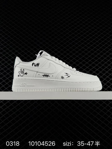 Nike Air Force 1 07 LV8 White 35-47 5 Lifestyle - Unisex (BS-72593)