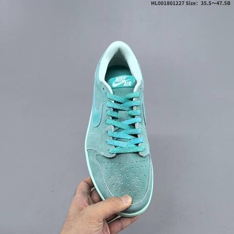 Nike Air Jordan 1 Low OG Washed Team Teal Blue-green 35 5 47 5 Casual - Unisex (BS-67244)