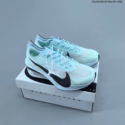 Nike ZoomX Vaporfly NEXT 4 Vaporweave Multicolor Black White Light Blue EU 36-45 Running Shoe - Unisex BS-61393