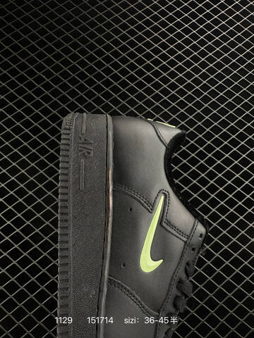 Nike Air Force 1 07 Black Volt EU 36-45 5 Lifestyle - Unisex (BS-73926)