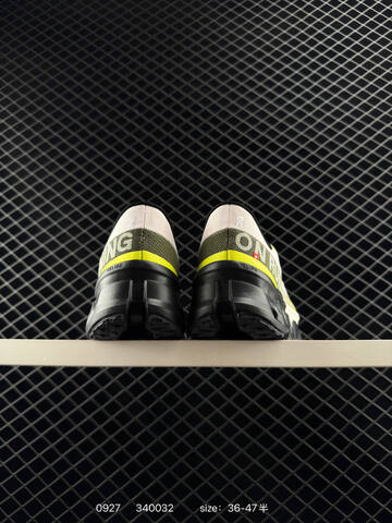On Cloudmonster Hyper Pearl Ivory Black Neon Yellow EU 36-47 Running Shoe Running Sneakers - Unisex (BS-85489)