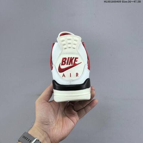 Nigel Sylvester x Air Jordan 4 Sail Cinnabar AIR JORDAN 4 Aj4 Lifestyle (BS-66277)