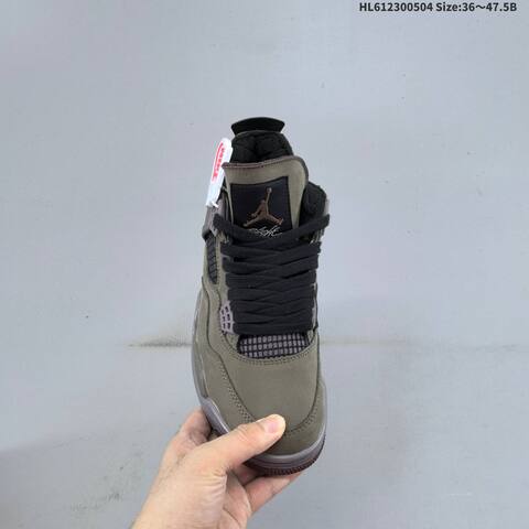 Jordan Air Jordan 4 Retro SP A Ma Mani Re Dark Mocha Taupe Gray Black EU 36-47 5 Lifestyle - Unisex (BS-66054)