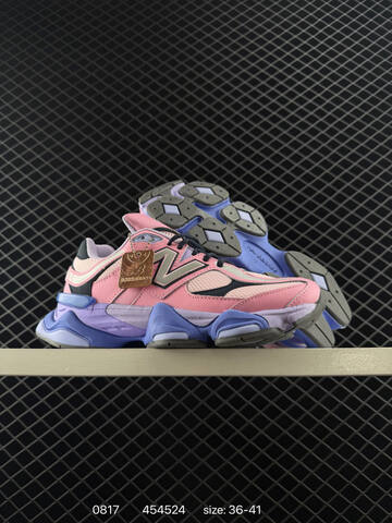 New Balance 9060 Purple Turquoise Pink White Maroon EU 36-41 Sneaker - Unisex (BS-82950)