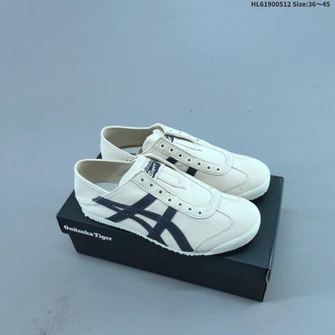 Onitsuka Tiger Mexico 66 Slip On Cream Pink Navy EU 36-45 Sneaker Casual Sneakers - Unisex (BS-68843)