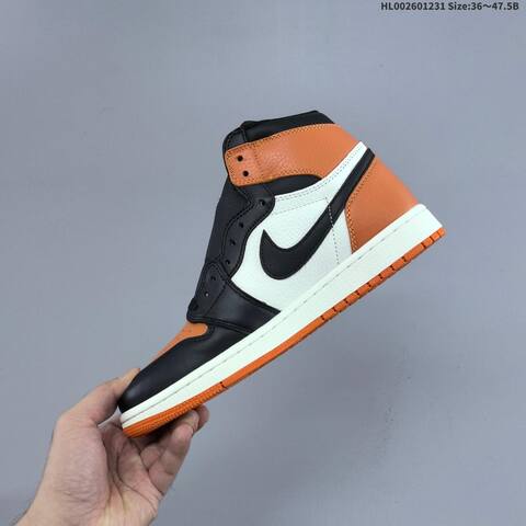 Jordan Air Jordan 1 High OG Shattered Backboard Black Orange White EU 36-47 5 Basketball - Unisex (BS-67166)