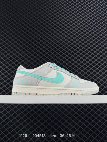 Nike SB Dunk Low Light Grey White Blue EU 36-45 Skate - Unisex (BS-73979)