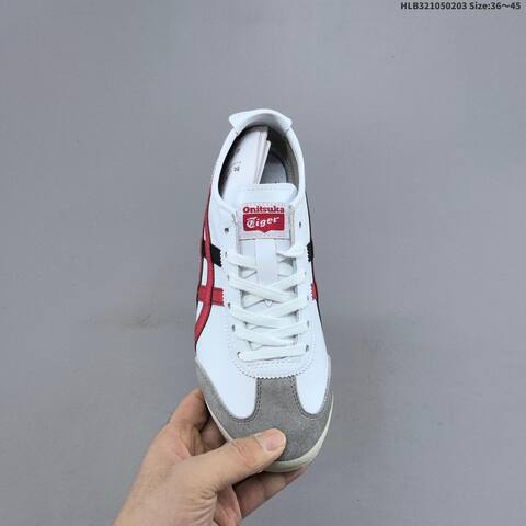 Onitsuka Tiger Mexico 66 White Grey Red Black Cream EU 36-45 Sneaker Casual Sneakers - Unisex (BS-69022)