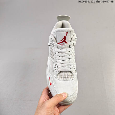 Jordan Air Jordan 4 OG BIKE AIR White Red EU 36-47 5 Basketball - Unisex (BS-63358)