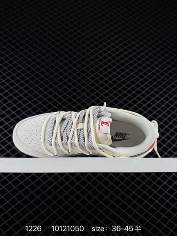 Nike SB Dunk Low x LV Sail White Grey Red EU 36-45 5 Skate - Unisex (BS-73488)