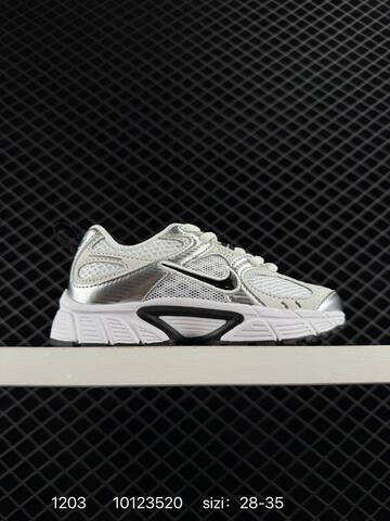 Nike V5 RNR White Silver Brown 28-35 Running - Women's (BS-73863)