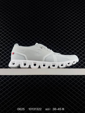 On Cloud 5 Light Grey White EU 36-45 Running Shoe Running Sneakers - Unisex (BS-85122)