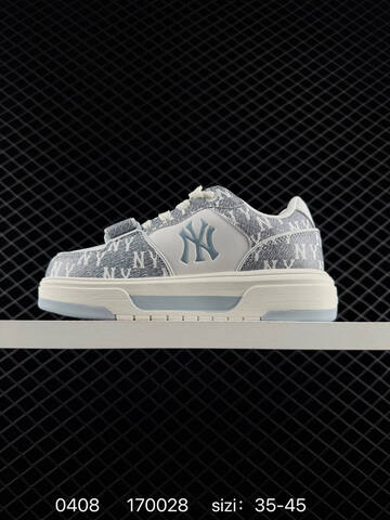 MLB Chunky Liner Denim White Light Blue Off White EU 35-45 Skate Shoe Skate Sneakers - Unisex