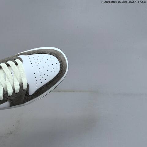Jordan Air Jordan 1 Low White Grey 35 5 47 5 Casual - Unisex (BS-65955)