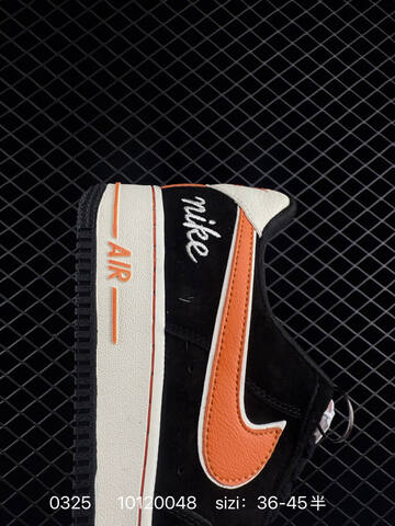 Nike Air Force 1 07 Black Orange White EU 36-45 Lifestyle - Unisex (BS-72473)