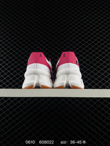 On Cloudmonster White Magenta Orange Black EU 36-45 Running Shoe Running Sneakers - Unisex (BS-85175)