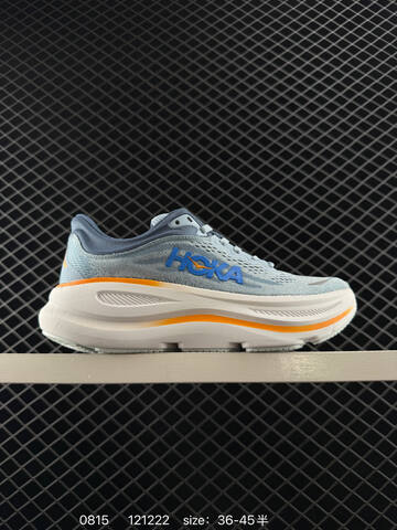 HOKA ONE ONE Bondi 9 White Blue Purple EU 36-45 Running Shoe Running Sneakers - Unisex (BS-86490)