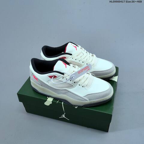 Jordan Flight Court FZ9854-108 White Grey Red Black EU 36-46 Basketball - Unisex (BS-66148)