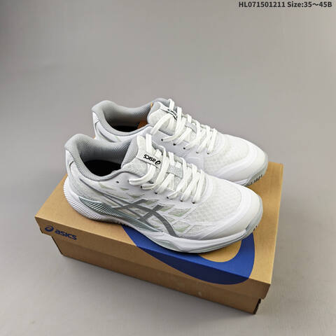 ASICS Gel Tactic 12 White Blue Neon Green EU 35 45 Tennis Shoe EU 35-45 Casual Sneakers - Unisex (BS-69170)