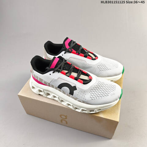 On Cloudmonster Blue Purple White Black EU 36-45 Running Shoe Running Sneakers - Unisex (BS-69769)
