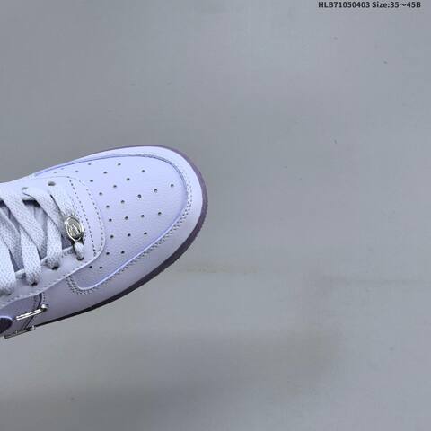 Nike Air Force 1 Light Purple Dark Purple Silver White EU 35-45 Sneaker - Unisex (BS-60960)