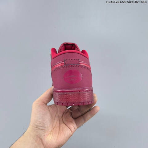 Nike Air Jordan 1 Low OG Burgundy Red 36-46 Lifestyle - Unisex (BS-67201)