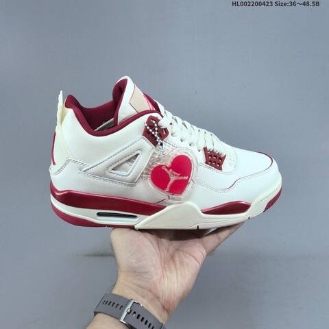 Jordan Air Jordan 4 Retro Sierra Red Off-White EU 36-48 5 Basketball - Unisex (BS-66074)