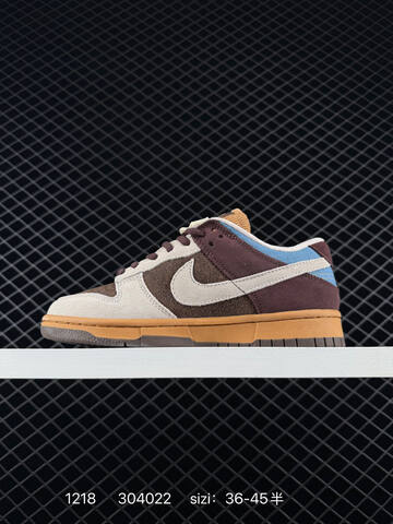 Nike SB Dunk Low Pro Brown Purple Cream Blue Gum EU 36-45 Skate - Unisex (BS-73619)