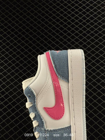 Jordan Air Jordan 1 Low White Light Blue Pink EU 36-46 Sneaker - Unisex BS-80678