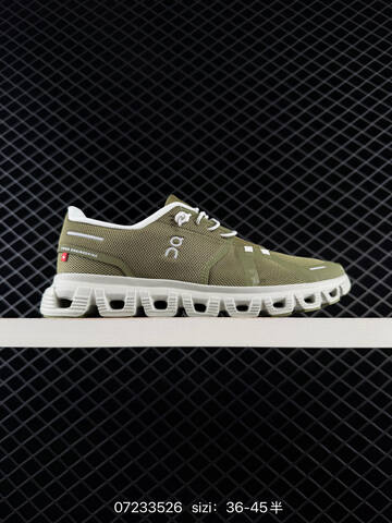 On Cloud 5 Olive Green White EU 36-45 Running Shoe Running Sneakers - Unisex (BS-84997)