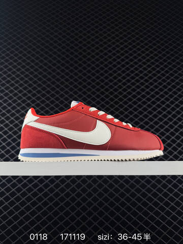 Nike Classic Cortez Nylon Red White EU 36-45 5 Casual - Unisex (BS-73094)