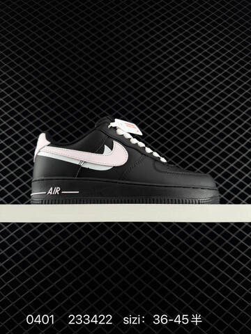 Nike Air Force 1 Low Black Light Pink White EU 36-45 Lifestyle - Unisex (BS-72346)