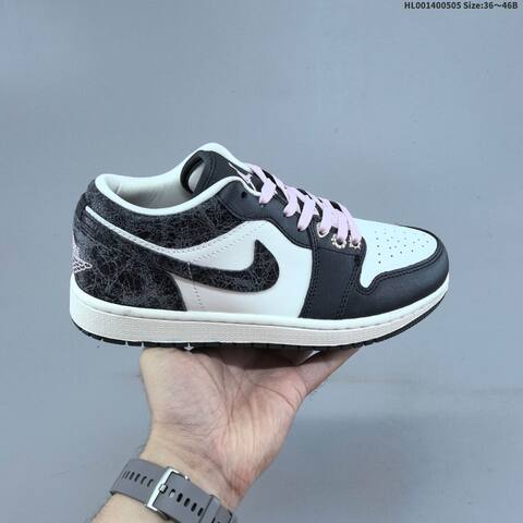 Jordan Air Jordan 1 Low SE Iced Carmine Black White EU 36-46 Lifestyle - Unisex (BS-66035)