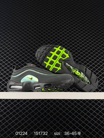 Nike Air Max 97 Black Green Iridescent 36-45 Lifestyle - Unisex (BS-72975)