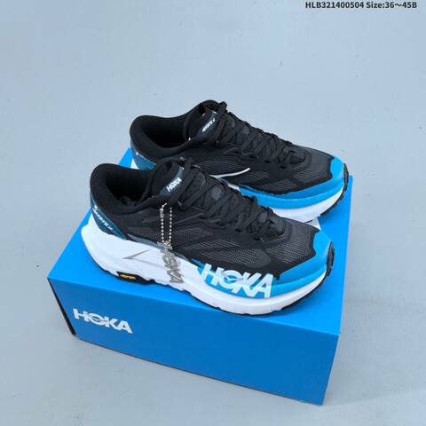 HOKA ONE ONE Mafate X Mafate Speed 4 Black Blue White EU 36-45 Trail Shoe Trail Running Sneakers - Unisex (BS-69347)
