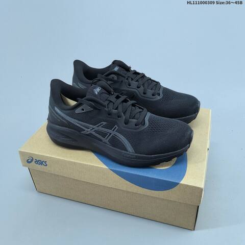 ASICS GT 1000 13 Black White Grey Blue EU 36-45 Running Shoe Running Sneakers - Unisex (BS-69009)