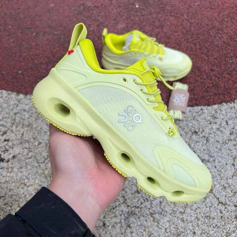 LOEWE x On Cloudsolo 3WF30602420 Lime Green Pale Yellow US 5 EU 36 UK 3 JP 22 Running Shoe Running Sneakers - Women's (BS-86772)