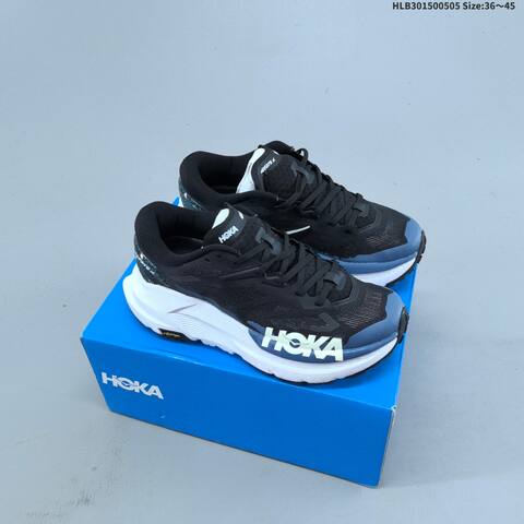 HOKA Mafate X Coral Orange White Black Green EU 36-45 Trail Shoe Trail Running Sneakers - Unisex (BS-69346)