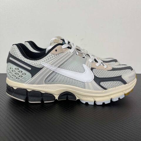 Nike Zoom Vomero 5 Silver White Black With Cream And Yellow Accents Running (BS-86995)