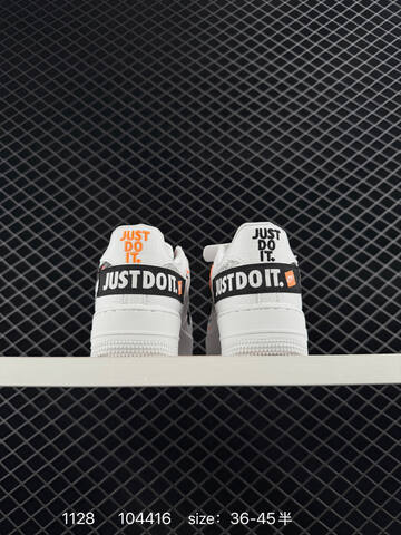 Nike Air Force 1 Low White Black Orange EU 36-45 5 Lifestyle - Unisex (BS-73943)