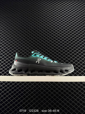 On Cloudtilt Black Turquoise White EU 36-45 Running Shoe Running Sneakers - Unisex (BS-85526)