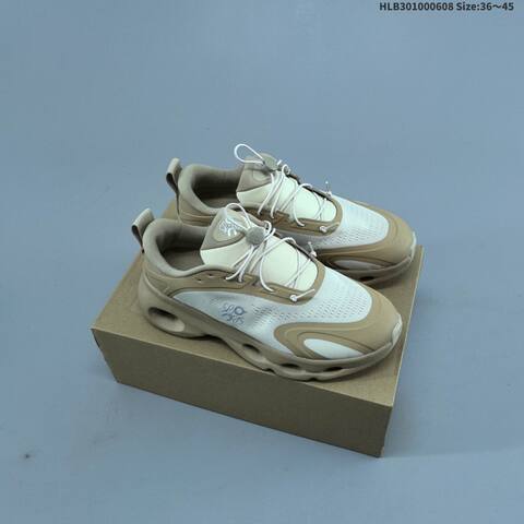 LOEWE x On Cloudsolo 3 WF30600556 Beige Khaki Orange Cream EU 36-45 Running Shoe Running Sneakers - Unisex BS-69501