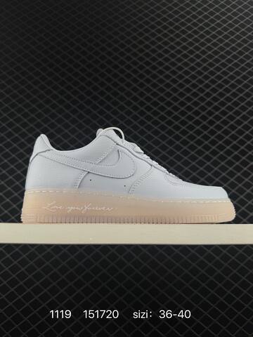 Nike Air Force 1 07 White Translucent Light Pink-beige Sole EU 36-40 Lifestyle - Unisex (BS-74123)