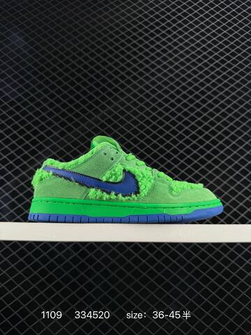 Nike SB Dunk Low QS Grateful Dead Green Bear Orange Green EU 36-45 Skate - Unisex (BS-74290)