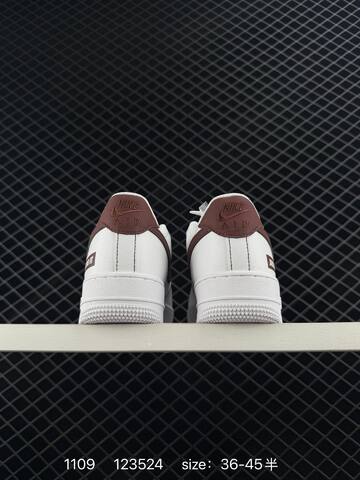 Nike Air Force 1 Low 07 White Brown EU 36-45 Lifestyle - Unisex (BS-74274)