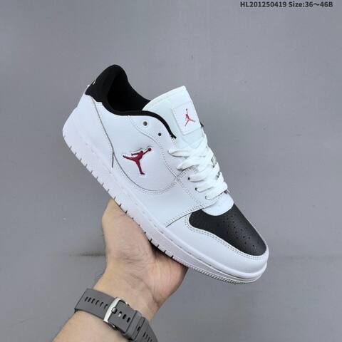 Jordan Court Connect Black White And White Black Red EU 36-46 Casual - Unisex (BS-66140)