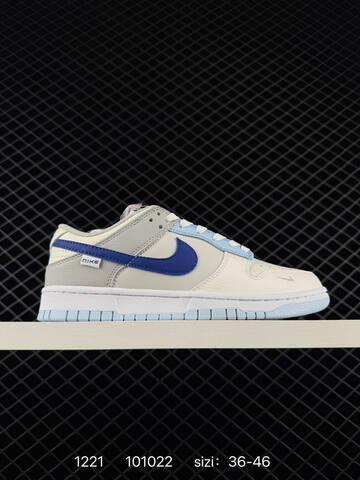Nike Dunk Low White Blue Purple Grey EU 36-46 Skate - Unisex (BS-73551)