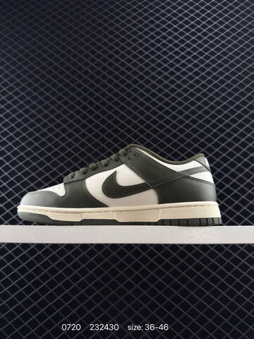 Nike Dunk Low Sail Dark Olive Green White EU 36-46 Skate Shoe - Unisex (BS-81040)