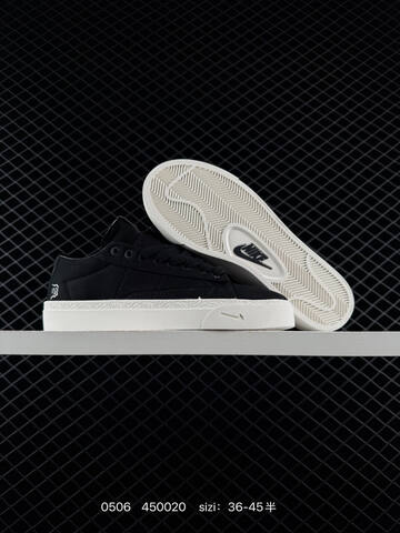 Nike Book Blazer Low Black White 36-45 Lifestyle - Unisex (BS-71669)